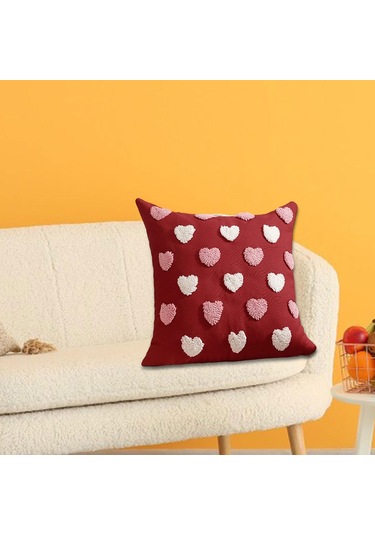 Suntek Nakışlı Yastık Kılıfı Kanepe Oturma Odası Yatak Ev Stil D