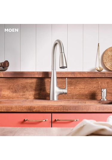 Moen 87627srs Haelyn Tek Saplı Aşağı Çekmeli Püskürtücü Refleks V Diğer