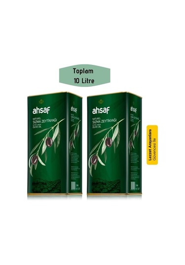 Ahsaf Natürel Sızma Zeytinyağı 2 x 5 L