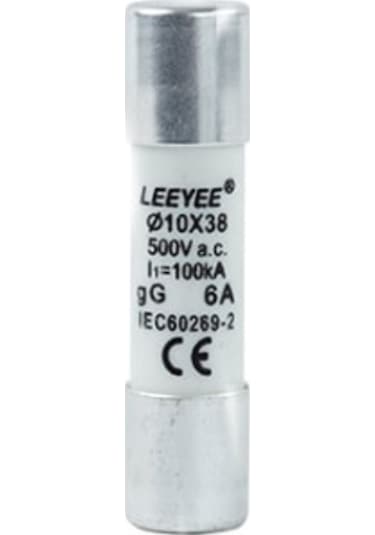6a Kartuş Porselen Sigorta 10x38 3 Adet