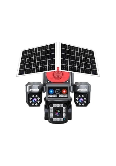 Avenir Av-s445 8mp 4 Kameralı Solar Ptz 4g Sim Kartlı Kamera