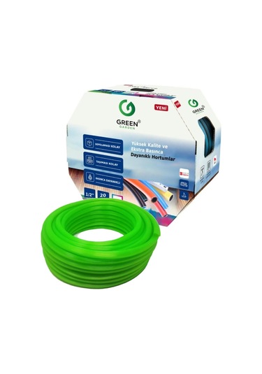 Greengarden Teos 351220 Silikon Bahçe Hortumu 1/2-20 Mt