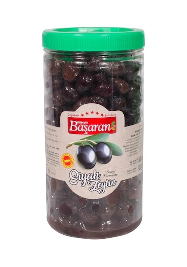 Başaran Gemlik Yağlı Hususi Siyah Zeytini 1 KG