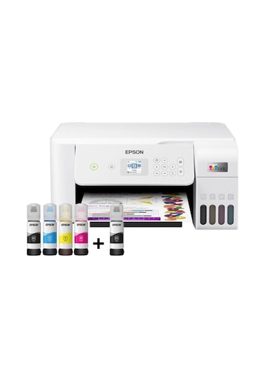 L3266 Wi-fi Tarayıcı Fotokopi Renkli Çok Fonksiyonlu Tanklı Mürekkep Püskürtmeli Yazıcı