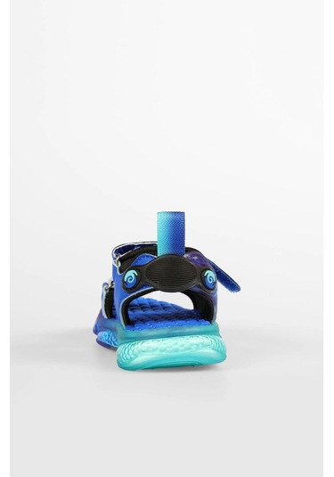 Vicco Felipe Erkek Çocuk Saks Mavi Işıklı Phylon Sandalet Saks Mavi