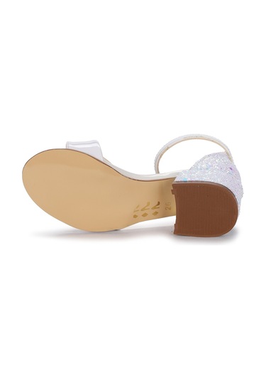 Kiko Kids 768 Ayna Çam Günlük Kız Çocuk 3 Cm Topuklu Sandalet Aya