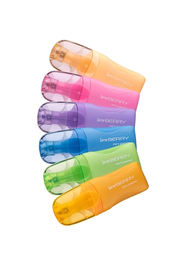 Serve Berry Mini Fosforlu Kalem Pastel Mavi Sv-Brmfk Mavi