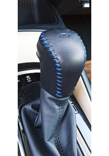 Corolla Uyumlu 2007/2012 Otomatik Vites Kılıfı Hakiki Deri El Yapımı