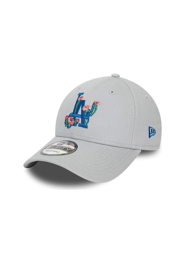 New Era Şapka - Flower Icon 9forty Los Angeles Dodgers - Gri