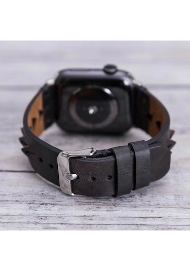 Apple Watch Uyumlu Deri Kordon 42-44-45mm Tn1 Boras Diğer