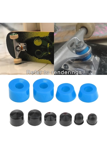 Homyl Açık Için Kaykay Kamyon Burç Kiti Amortisörler Yumuşak Mavi Mavi Çok Renkli