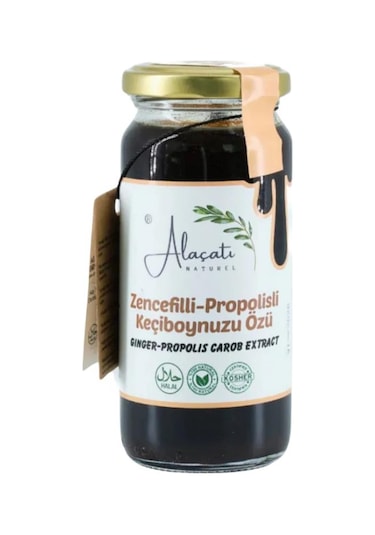 Alaçatı Naturel Zencefilli Propolisli Keçiboynuzu Özü 300 G