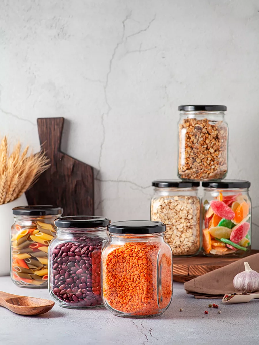 Gloria Nature Cam Saklama Kavanozları Seti 8 Parça 181639900