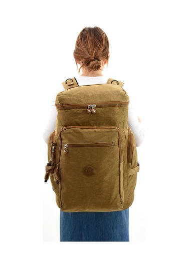 Büyük Boy Ultra Hafif Çok Bölmeli Dağcı Çantası Taba Model: 571-7d - Taba