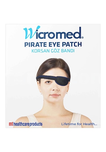 Wicromed Korsan Göz Bandı Yetişkin Neopren Standart