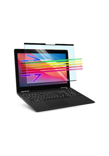 Vkemall 13.3 İnç 16:10 Dizüstü Bilgisayar İçin Manyetik Mavi Işık Engelleyici Ekran Koruyucu Pet Malzeme, 0.45mm Kalınlık