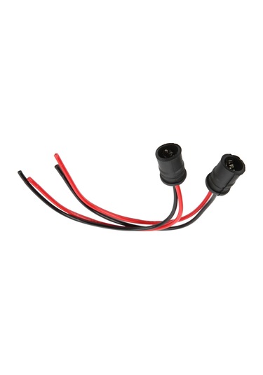 Suofeng 12v 30a T10-2 Led Ampul Tabanı, 15cm Kablolu, Isı Ve Korozyon Dayanıklı Abs, Endüstriyel/ Otomobil/ Bisiklet Uygulamaları - 2 Adet