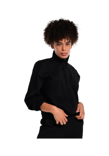 Sportive Burgos Kadın Siyah Günlük Stil Sweatshirt 24kk012-syh 1656579 SiYAH