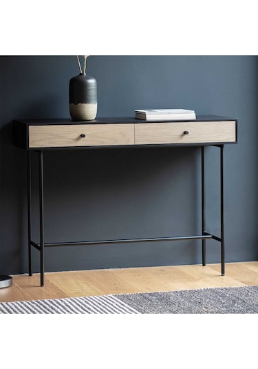 Tia Siyah Metal&ahşap Dresuar Siyah