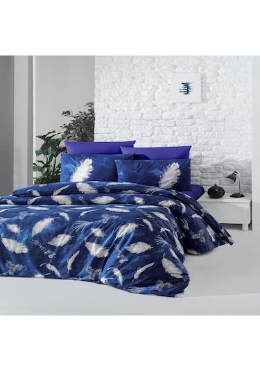 Komfort Home Çift Kişilik Ranforce Nevresim Takımı (Feather)