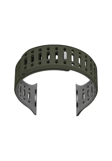 Watch 10 46mm Redclick Krd-124 Silikon Kordon Terletmeyen Delikli Strap Kayış
