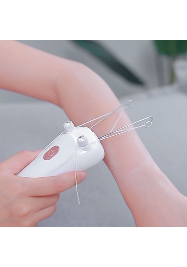 Sones Usb Şarjlı Yüz Çektirici Yüz Tüy Alma Cihazı Lüks Altın