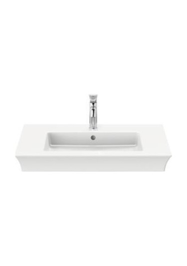 Duravit White Tulip Etajerli Lavabo 75 CM + Lavabo Bataryası Medium
