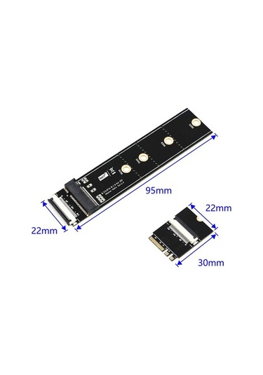 Pazly Ngff Key M'den Key A+e'ye Fpc Kablo Adaptör Kartı, 2230/2242/2260/2280 Destekli, Windows Uyumlu, Tak Ve Çalıştır
