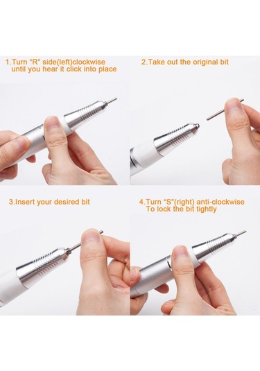 Yifomall Profesyonel 30000 Rpm Elektrikli Tırnak Freze Makinesi - Akrilik Ve Jel Tırnaklar İçin Portatif Manikür Seti