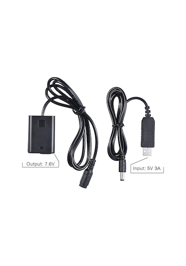 Dofolink Sony Kameralar İçin Np-fw50 Sahte Batarya + 5v 3a Ac Adaptörü Eu Şarj Aleti, 100-240v - Kısa Devre, Aşırı Gerilim Ve Akım Koruma