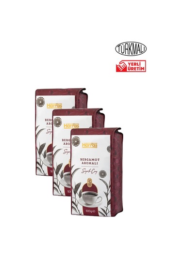 Bergamot Aramalı Siyah Çay 500grx3 Paket