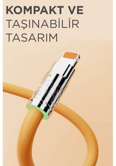 Torima U160 Siyah 3 In 1 USB To Type-C Lightning Micro Uçlu Şarj Data Kablosu