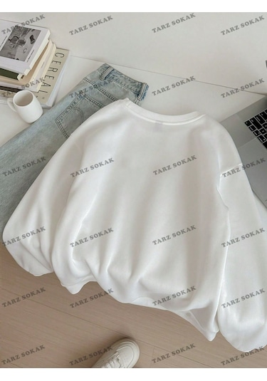 Y2k Yeni Sezon Ssweat Harajuka Kuromi Retro Kod 162-trzksw4616 Beyaz