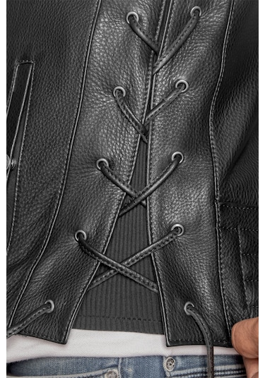 The Biker Jeans - Dallas Deri Motosiklet Yeleği