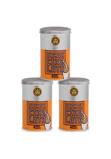 Kahve Dünyası Sıcak Çikolata Teneke Kutu 3 x 400 G