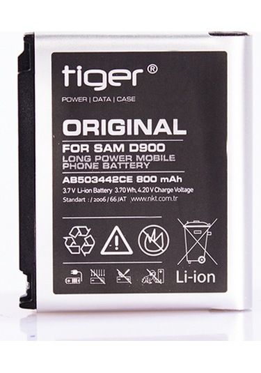 Tiger Samsung Uyumlu D900 D900İ E780 Ab503442Ce Batarya 800 Mah