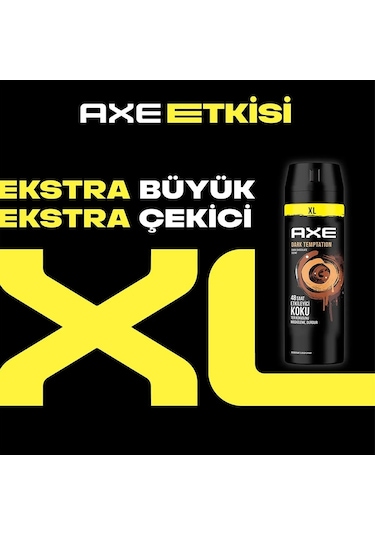 Axe Dark Temptation XL Erkek Sprey Deodorant 3 x 200 ML