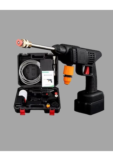 Yüksek Basınçlı Şarjlı Yıkama Tabancası Su Tabancası Hortumlu