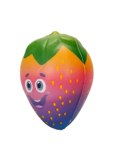 Tusi Squishy Çilek: Yumuşacık Slow Rising Meyve Oyuncak Stres Atan Figür Meyve