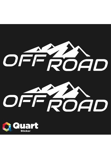 2 Adet Karlı Tepe Off Road Sticker Oto Sticker Araba Sticker