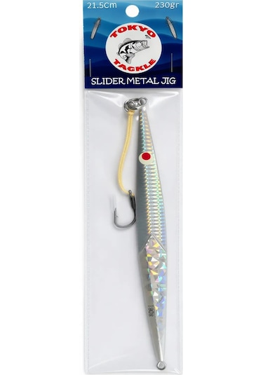 Slider Metal Jig 21,5cm 130gr Parlak Jig Balık Yemi