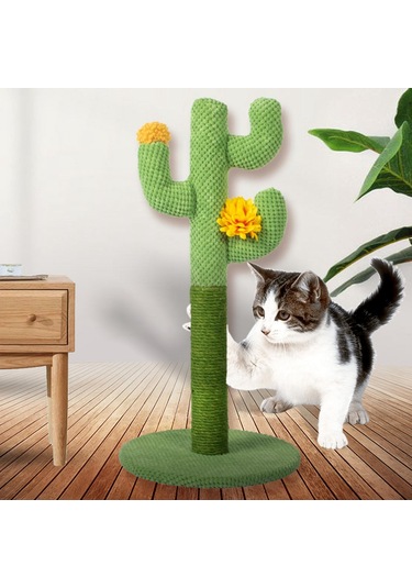 Suntek Pet Kedi Tırmalama Direği Sisal Halat Ağacı Büyük