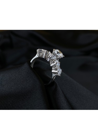 8 Ayar Beştaş Altın Yüzük (524725587)