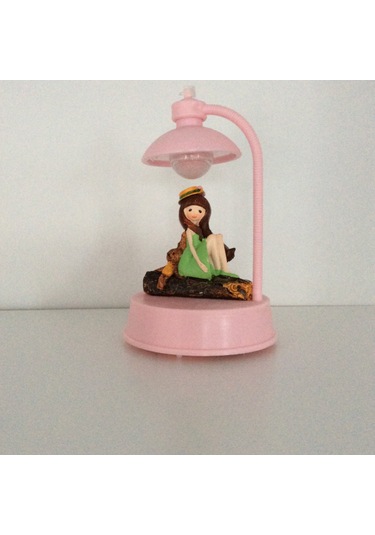 Kız Figürlü Biblo Pembe Diğer