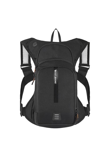 West Bıkıng 10l Bisiklet Bisiklet Sırt Çantası Bisiklet Sürme Koşu Siyah Siyah