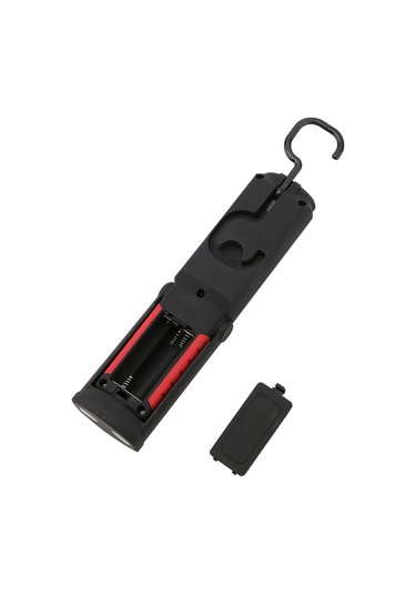 Shineyee Kırmızı Pil Tipli 3w Cob + 0.5w El Feneri, 240 Lumens, 360 Asma Kanca Ve 180 Ayarlanabilir Tabanlı Dışarıda Kullanım Led Işık Kırmızı