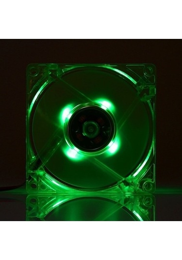 Ankatek Soğutucu Soğutma Pin Led Kasası Işıklı Fanı Dc Bilgisayar 8025 4 12v 0.18a Tw