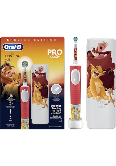 Oral-B Vitality Pro Lion King Özel Seri Çocuklar İçin Şarj Edilebilir Diş Fırçası