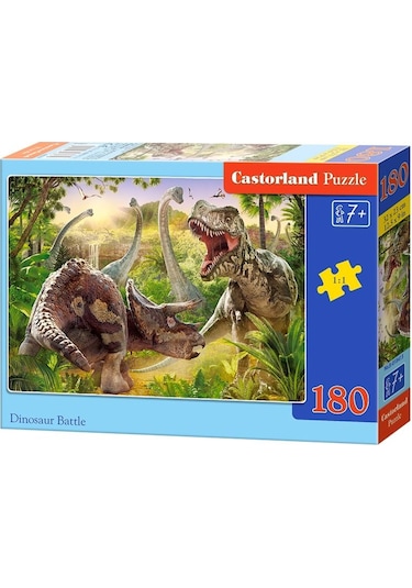 Castorland 180 Parça Dinazorların Savaşı Çocuk Puzzle