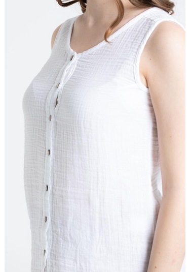 Kolsuz Müslin Melis Bluz Beyaz Byz-beyaz Beyaz